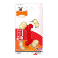 Hundekauspielzeug Nylabone Extreme Chew Double Bacon Nylon Thermoplast Größe XS