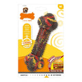 Hundekauspielzeug Nylabone Strong Chew Bacon Cheese Hamburger Gummi Größe M