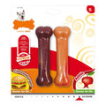 Jucărie pentru câine Nylabone Extreme Chew Twin Măr Brânză Burger Mărimea S Nailonas (2 pcs)