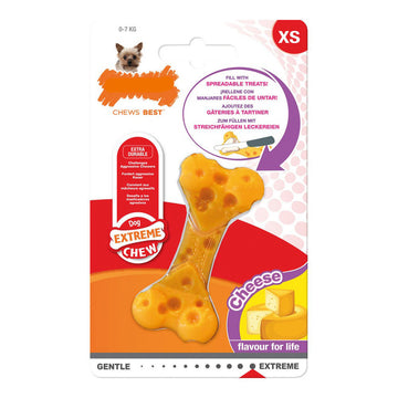 Jucărie pentru câine Nylabone Dura Chew Brânză Nailonas Dimensiunea XS