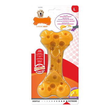 Hundekauspielzeug Nylabone Dura Chew Cheese Größe L Nylon