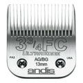 Shaving razor blades Andis 3 3/4FC Steel Chromed