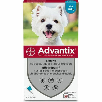 Anti-paraziți Advantix Câine 4-10 kg 4 Unități