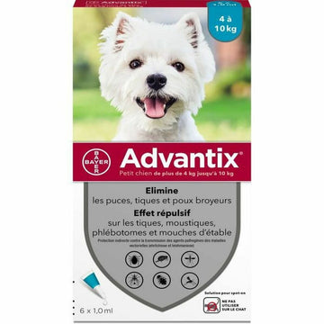 Anti-paraziți Advantix Câine 4-10 kg 6 Unități