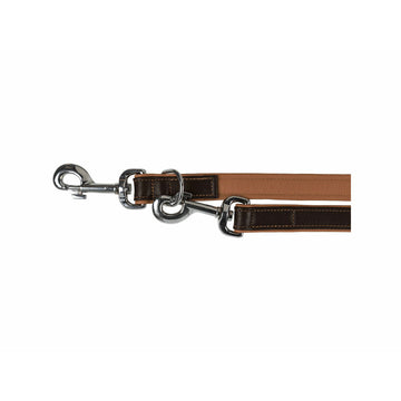 Adjustable dog leash Trixie Brown Light brown M/L 2 m