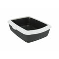 Cat Litter Box Trixie Classic White Dark grey Plastic 37 × 15 × 47 cm