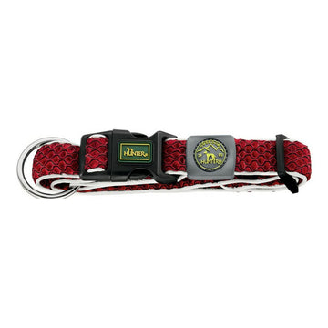 Hundehalsband Hunter Plus Thread Red XL