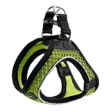 Hundegeschirr Hunter Hilo-Comfort Neongrün S (42-48 cm)