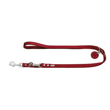 Dog Lead Hunter Red 2 m Adjustable Leather