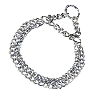 Hundehalsband Hs Sprenger Silber 2 mm Doppelglieder (50 cm)