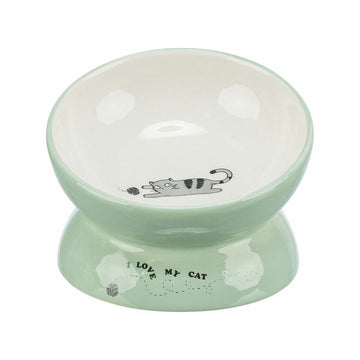 Dog Feeder Trixie White Green Ø 13 cm 150 ml