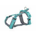 Dog Harness Trixie Premium Trekking Graphite Light Blue S