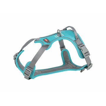 Dog Harness Trixie Active Premium Light Blue S S/M