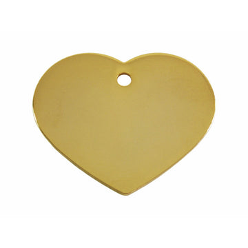 Placa de identificare Imarc Heart Galben Auriu*