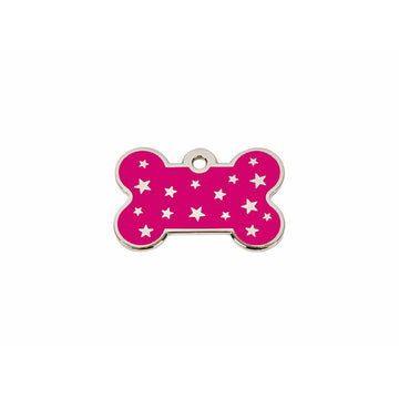 Identification plate Imarc PetScribe Passion Pink Silver