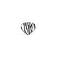 Identification plate Imarc Heart Black