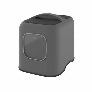 Cat Litter Box Rotho My Pet ANTRACITA Anthracite Plastic