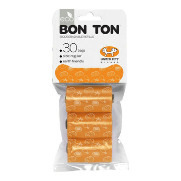 Pungi sanitare United Pets Bon Ton Regular Dog Orange (3 x 10 uds)