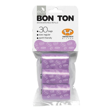 Pungi sanitare United Pets Bon Ton Regular Dog Liliac (3 x 10 uds)