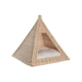 Pet bed DKD Home Decor Natural Rattan 45 x 45 x 45 cm