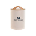 Pet food jar Home ESPRIT Beige Natural 2,5 L