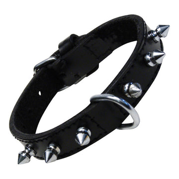 Guler pentru câini Gloria Black Spikes (30 cm)