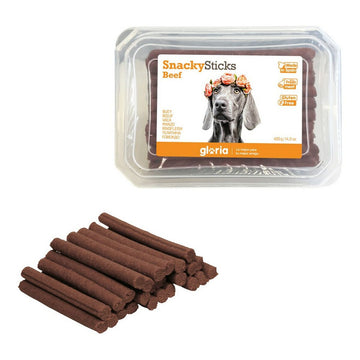 Gustare pentru câini Gloria Snackys Sticks Ox Batoane mici (350 g)