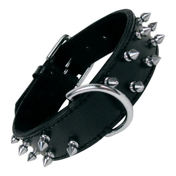 Guler pentru câini Gloria Black Spikes (50 cm)