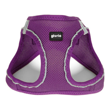 Hundegeschirr Gloria Air Mesh Trek Star Verstellbar Lila L (33,4-35 cm)