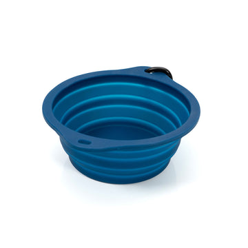 Folding Pet Bowl Gloria Blue Silicone Aluminium 550 ml