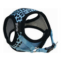 Dog Harness Gloria Leopard 21-29 cm Blue Size S