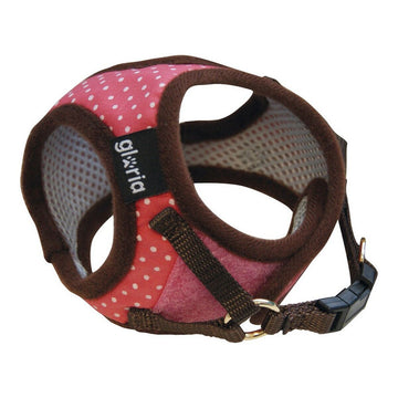 Hundegeschirr Gloria Points 21-29 cm Rosa Größe S