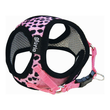 Ham pentru câini Gloria Leopard M 27-35 cm Roz