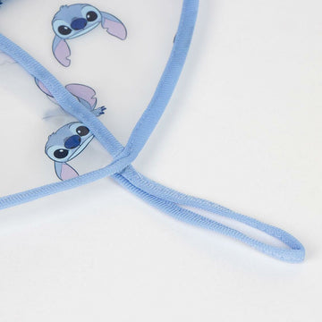 Impermeabil pentru câini Stitch Albastru M