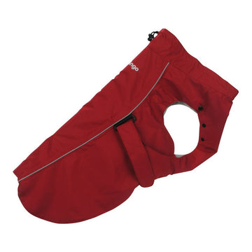 Pelernă de ploaie pentru câini Red Dingo Perfect Fit Red 25 cm