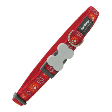 Hundehalsband Red Dingo Tierspuren (20-32 cm) (1,2 x 20-32 cm)