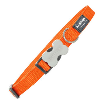 Guler pentru câini Red Dingo Smooth Orange (1,5 x 24-36 cm)