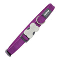 Hundehalsband Red Dingo Smooth Purple (2 x 31-47 cm)