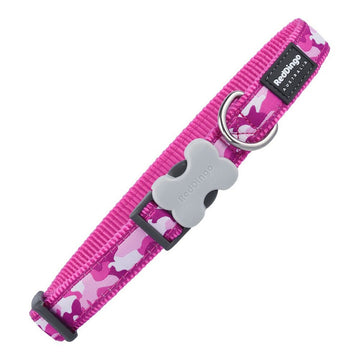 Zgardă pentru câini Red Dingo Camuflaj Fucsia 20-32 cm