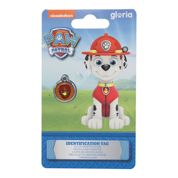 Plăcuță de identificare pentru guler The Paw Patrol Marshall Mărimea S