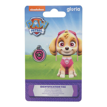 Plăcuță de identificare pentru guler The Paw Patrol Skye Mărimea S