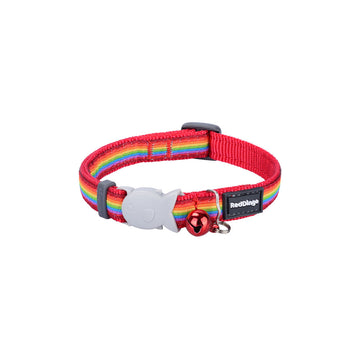 Zardă pentru câini Red Dingo STYLE RAINBOW 15 mm x 24-36 cm