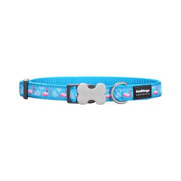 Dog collar Red Dingo STYLE FLAMINGO Turquoise