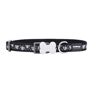 Dog collar Red Dingo Diamond 20-32 cm Black