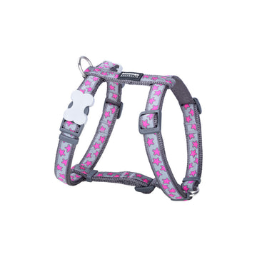 Schinken für Hunde im Red Dingo-Stil, Pink auf kühlem Grau, 36–54 cm, 30–48 cm