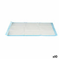 Puppy training pad 60 x 90 cm Blue White Paper Polyethylene (10 Units)