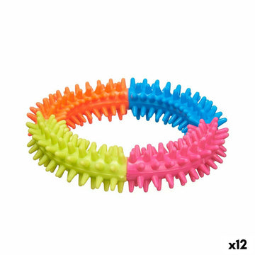 Dog toy Mascow 28 12,5 x 2,5 x 12,5 cm Support hoop (12 Units)