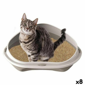 Cat Litter Box Georplast GP10536 58 x 48 x 20,5 cm (8 Units)